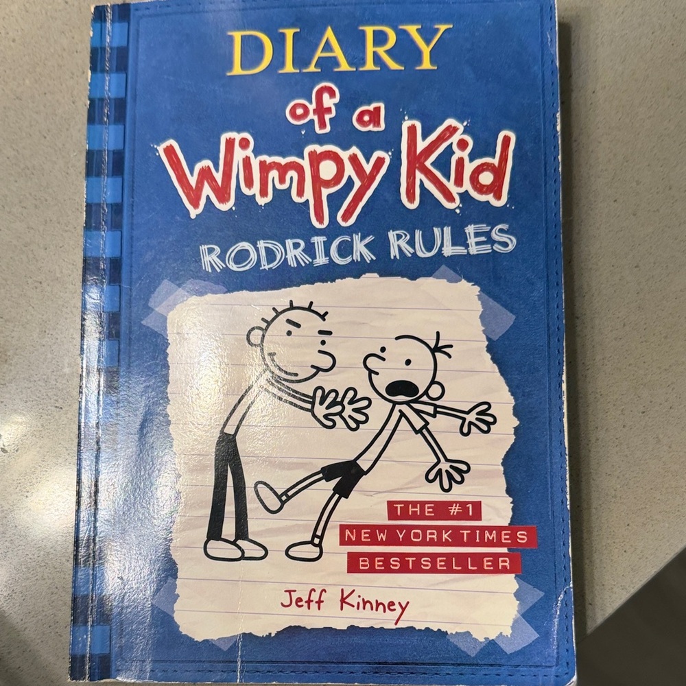 Diary of a Wimpy Kid: Rodrick Rules - Vibrant Blue Cover